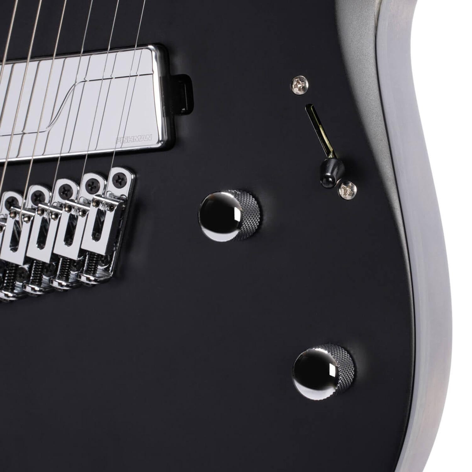 Cort Electric Guitars Black Satin Cort X Series X700 Mutility Multi Scale 6 String Electric Guitar