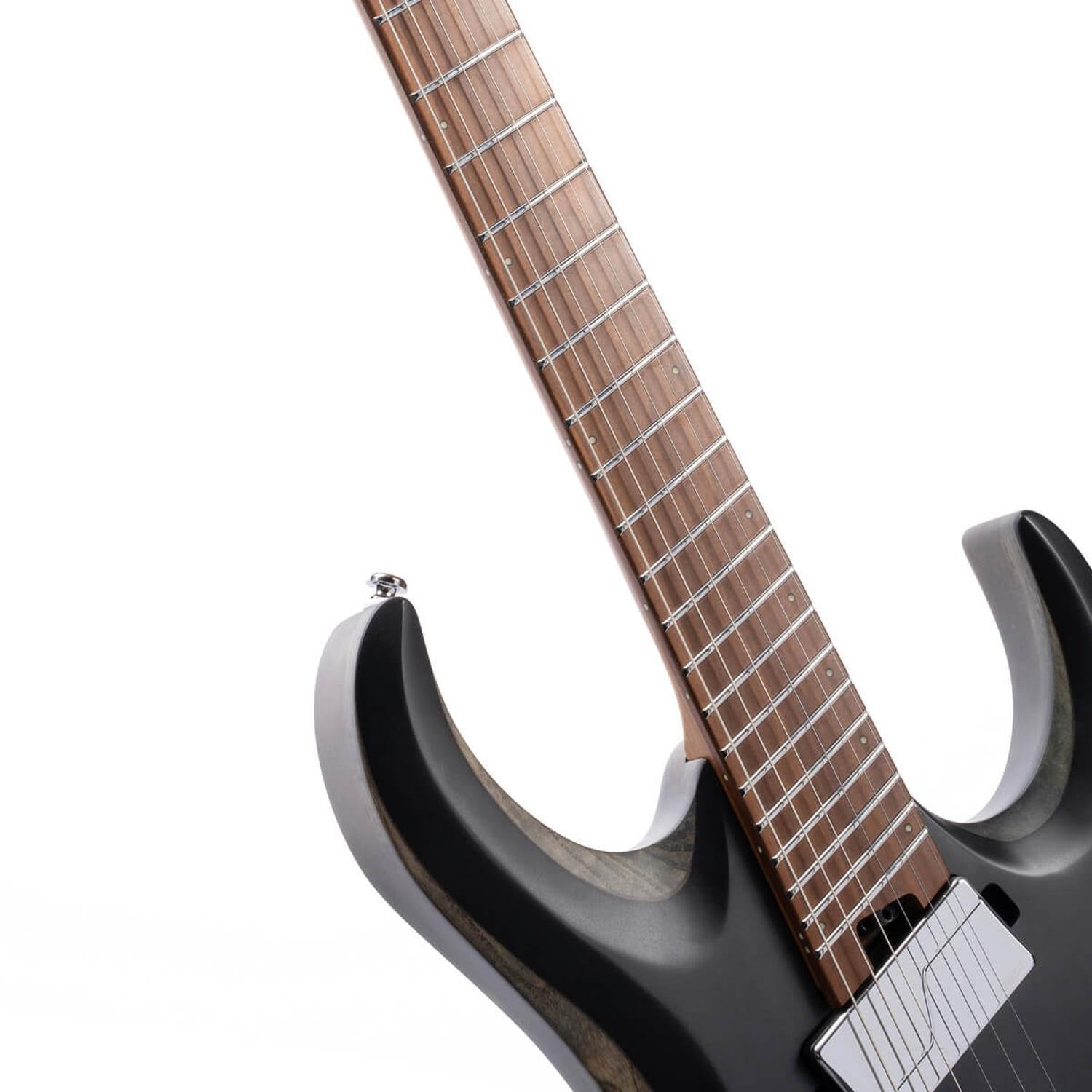 Cort Electric Guitars Black Satin Cort X Series X700 Mutility Multi Scale 6 String Electric Guitar