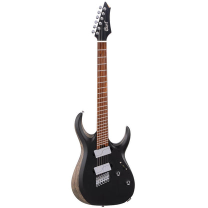 Cort Electric Guitars Black Satin Cort X Series X700 Mutility Multi Scale 6 String Electric Guitar