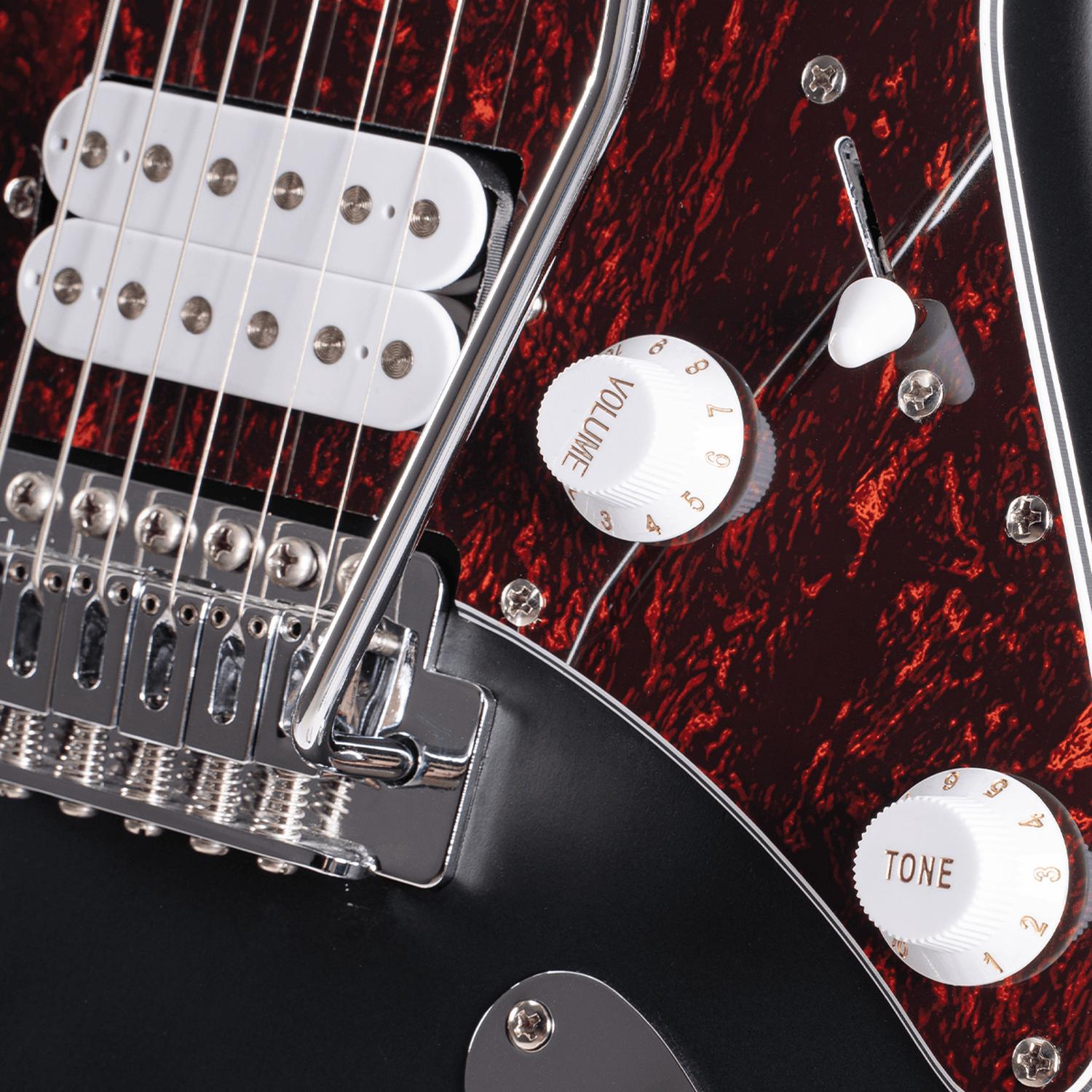 Cort Electric Guitars Cort G Series G110 6 String Electric Guitar #color_open-pore-black