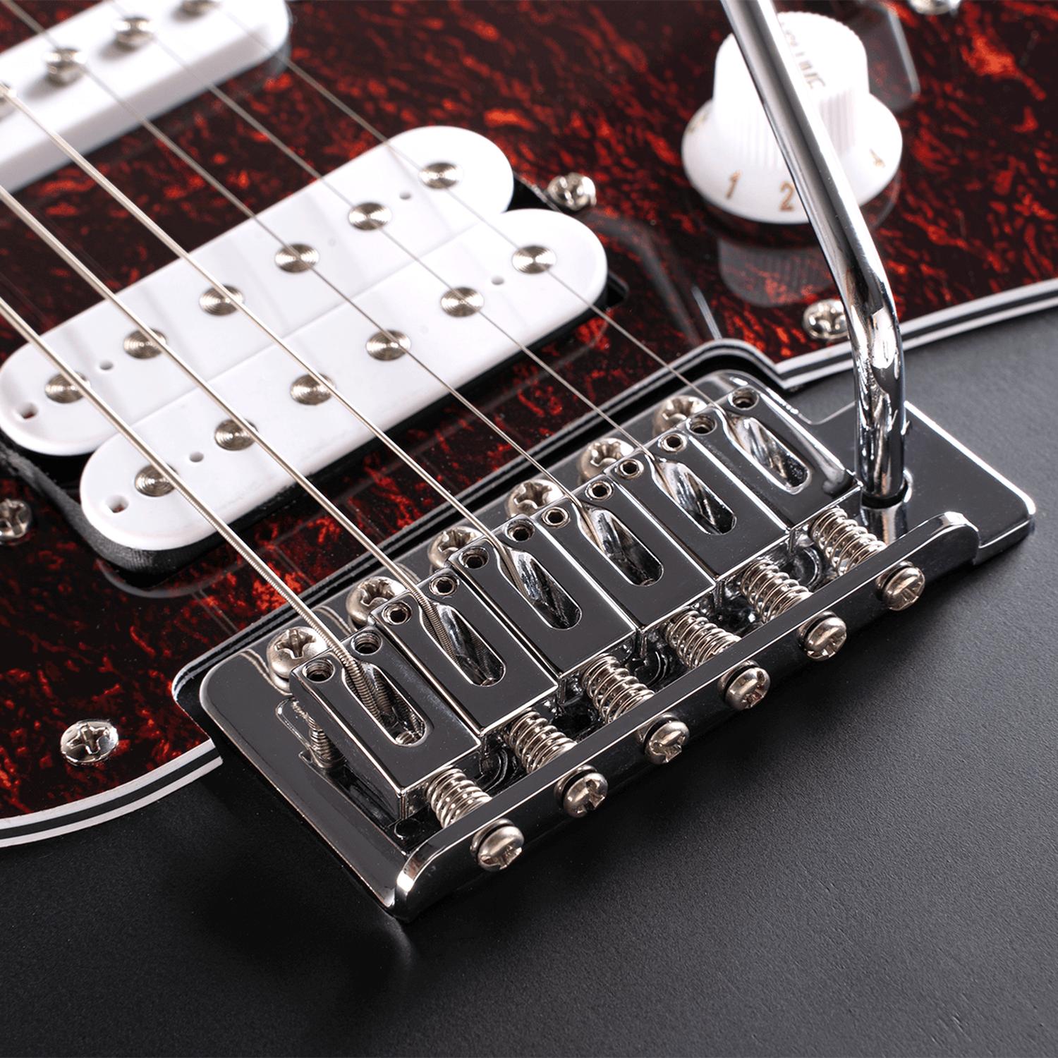 Cort Electric Guitars Cort G Series G110 6 String Electric Guitar #color_open-pore-black