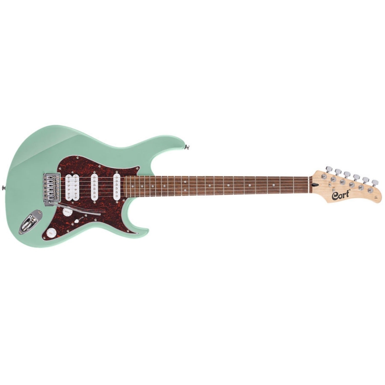 Cort Electric Guitars Cort G115SE 6 String Electric Guitar #color_seafoam-green
