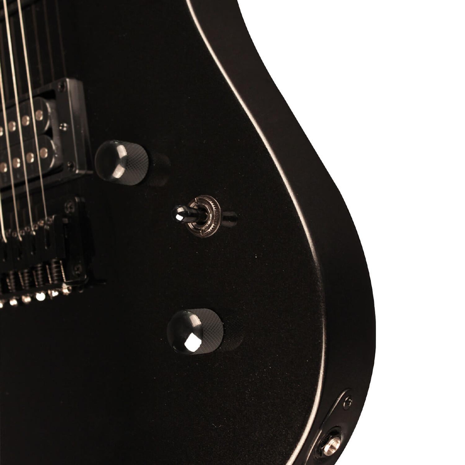 Cort Electric Guitars Cort KX100 HT 6 String Electric Guitar #color_black-metallic,type_bundle