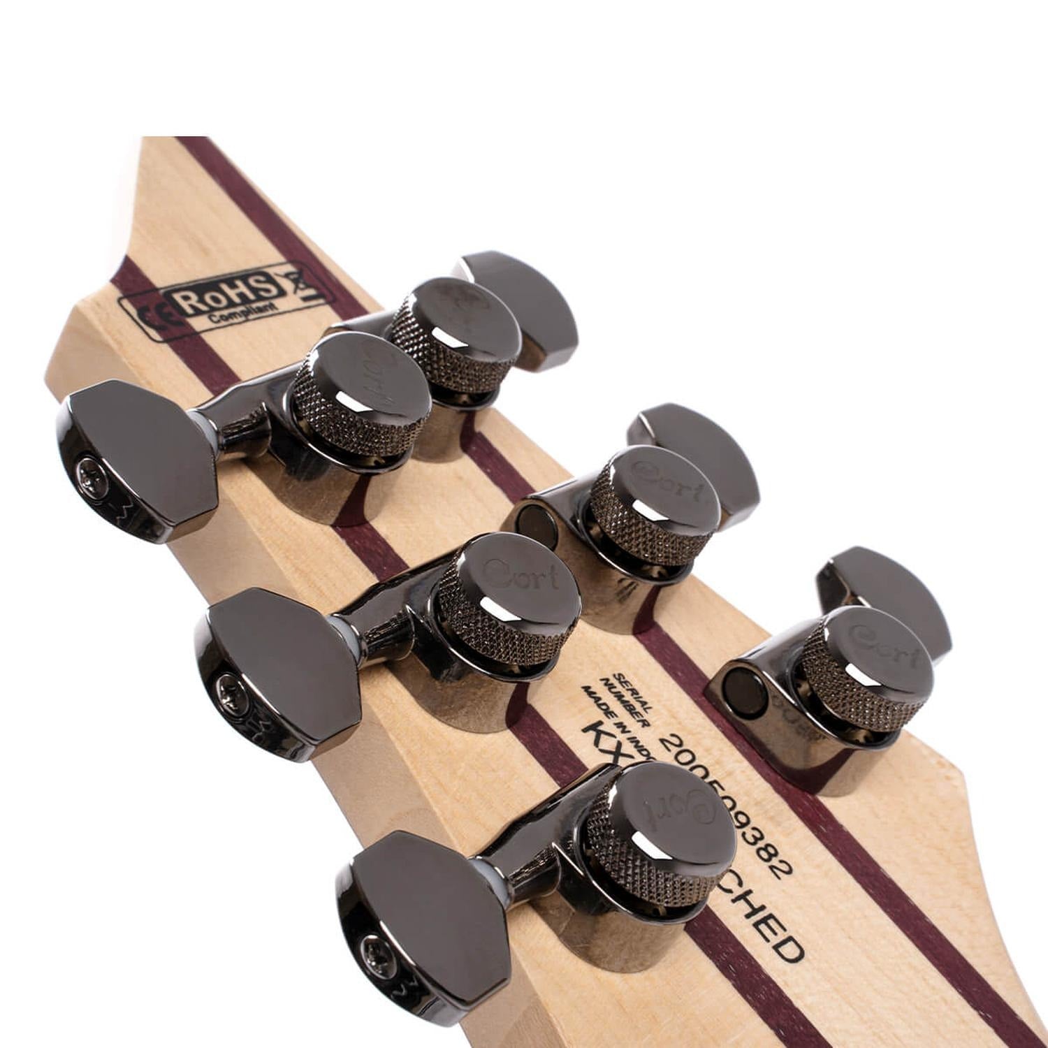 Cort Electric Guitars Cort KX500 Etched 6-Strings Electric Guitar #color_etched-deep-violet