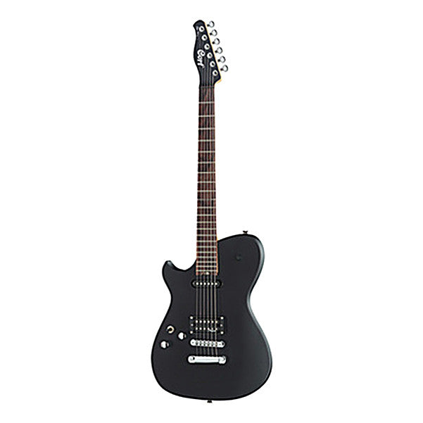 cort electric guitars cort mbc-1 left handed electric guitar - black matt