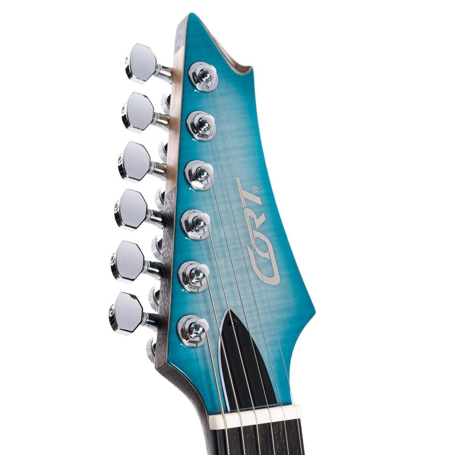 Cort Electric Guitars Cort X Series X700 Duality II 6 String Electric Guitar #color_polar-ice-burst