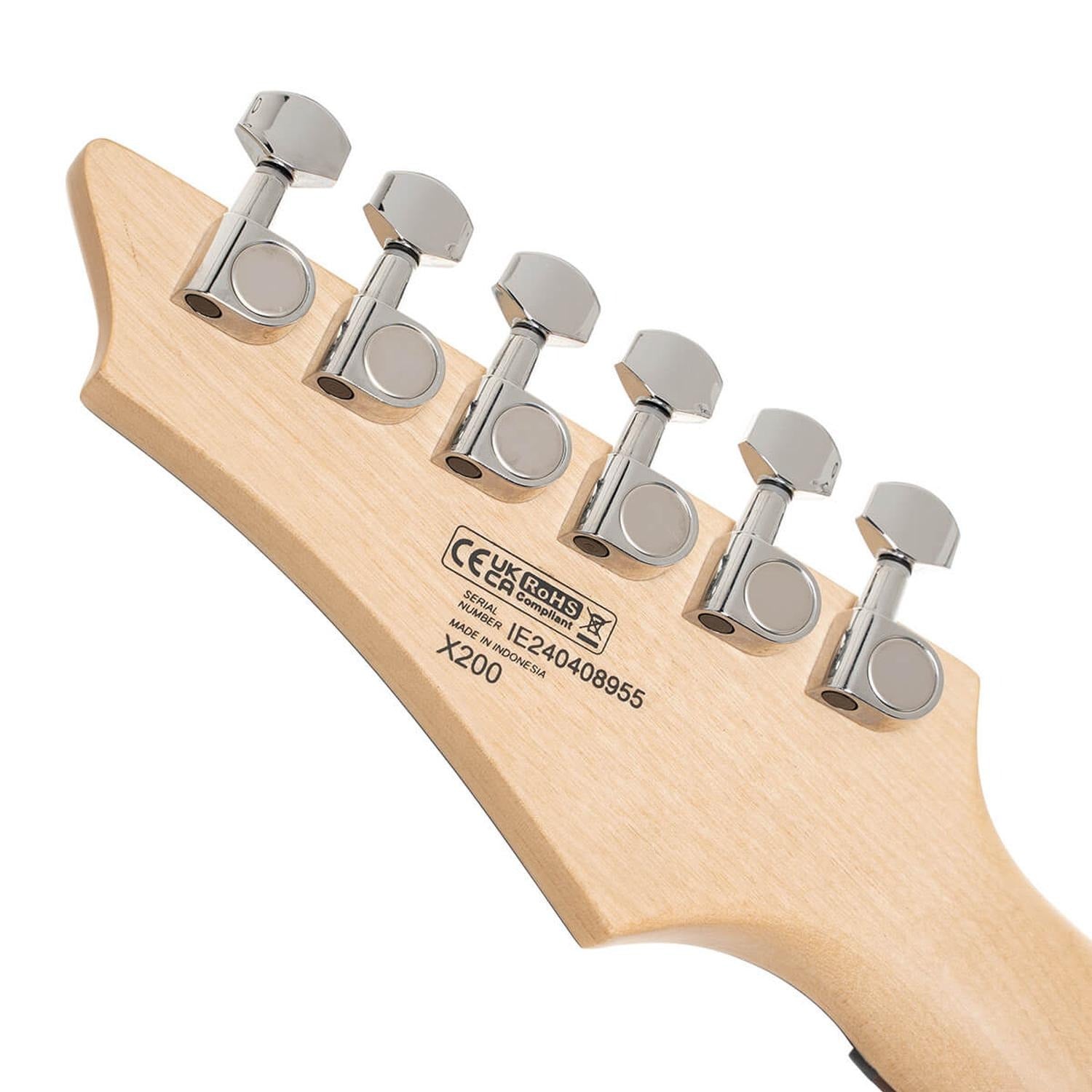 Cort Electric Guitars Cort X200 X Series 6 String Electric Guitar #color_black