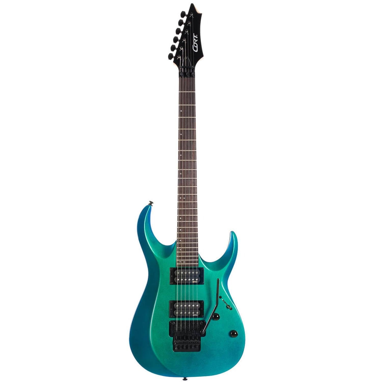 Cort Electric Guitars Flip Blue Cort X300 6 String Electric Guitar #color_flip-blue