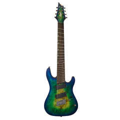 Cort Electric Guitars Mariana Blue Burst Cort KX Series KX508MS Multi Scale 8 String Electric Guitar