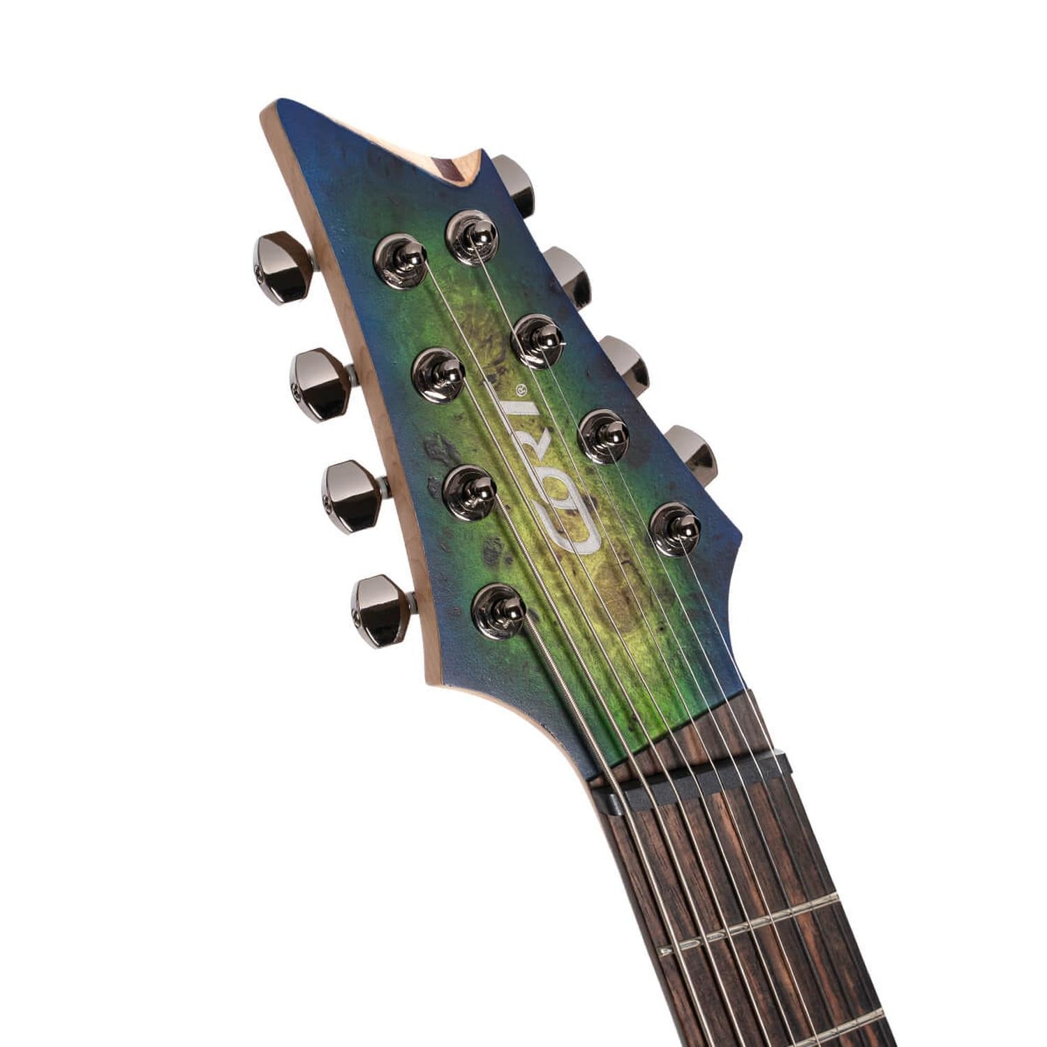 Cort Electric Guitars Mariana Blue Burst Cort KX508 Multi Scale II 8 String Electric Guitar 