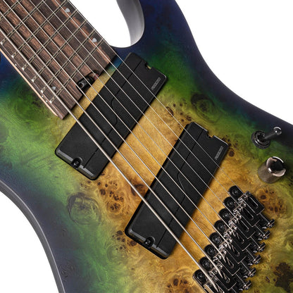 Cort Electric Guitars Mariana Blue Burst Cort KX508 Multi Scale II 8 String Electric Guitar 