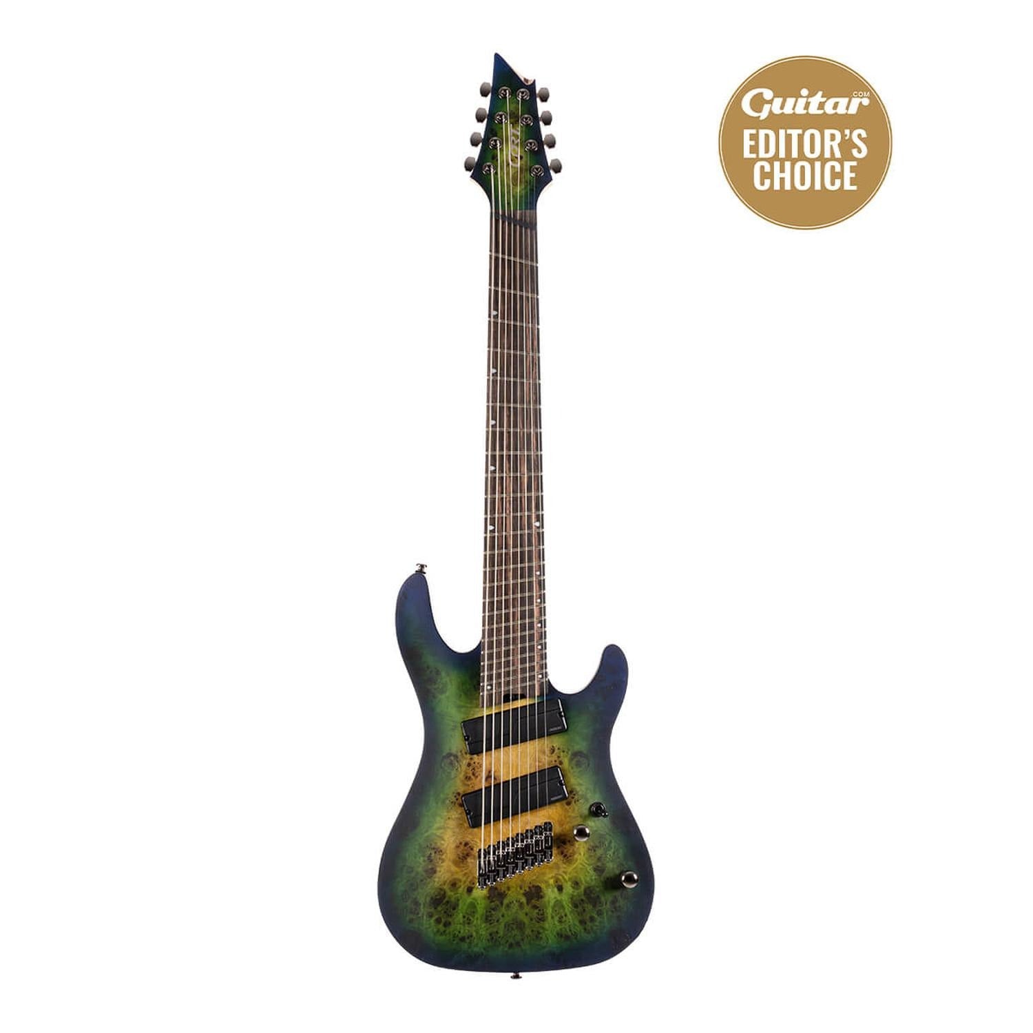Cort Electric Guitars Mariana Blue Burst Cort KX508 Multi Scale II 8 String Electric Guitar #color_mariana-blue-burst