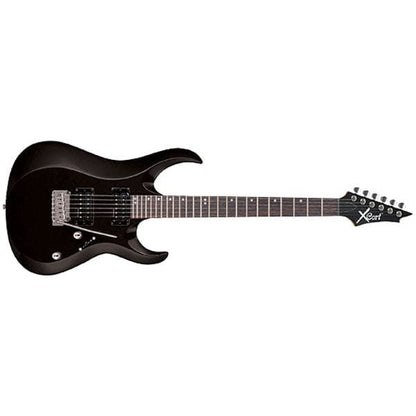 cort electric guitars metallic black cort x4 electric guitar