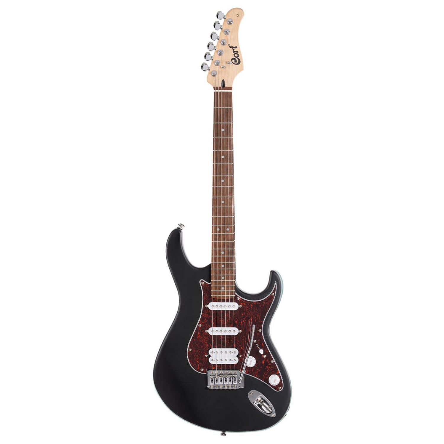 Cort Electric Guitars Open Pore Black Cort G Series G110 6 String Electric Guitar #color_open-pore-black