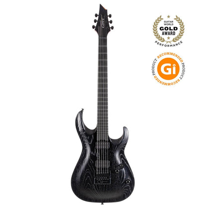 Cort Electric Guitars Open Pore Black Cort KX Series KX700 Evertune 6 String Electric Guitar 