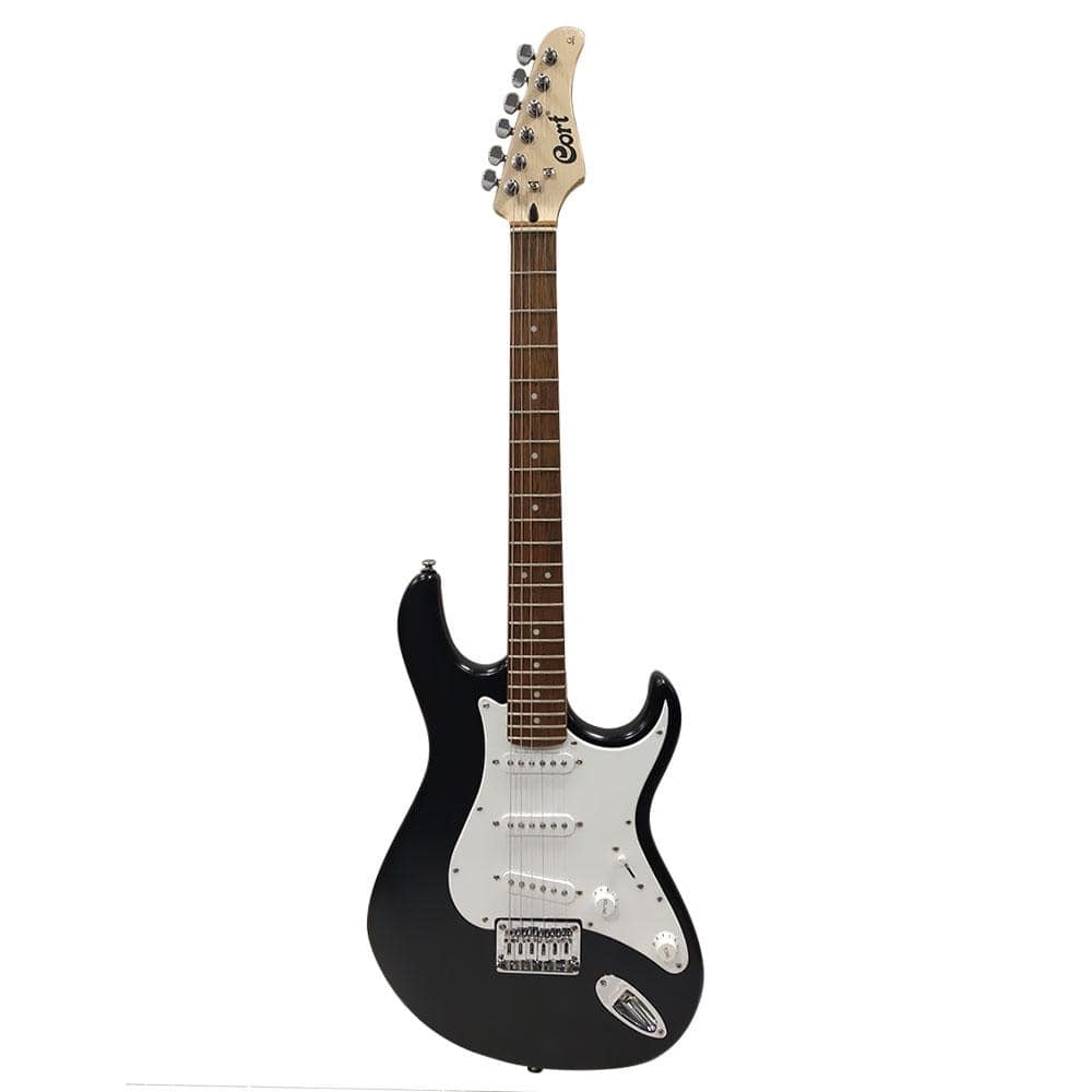 Cort Electric Guitars Open Pore Black / Single Cort G100 Vintage Strat Style 6 String Electric Guitar
