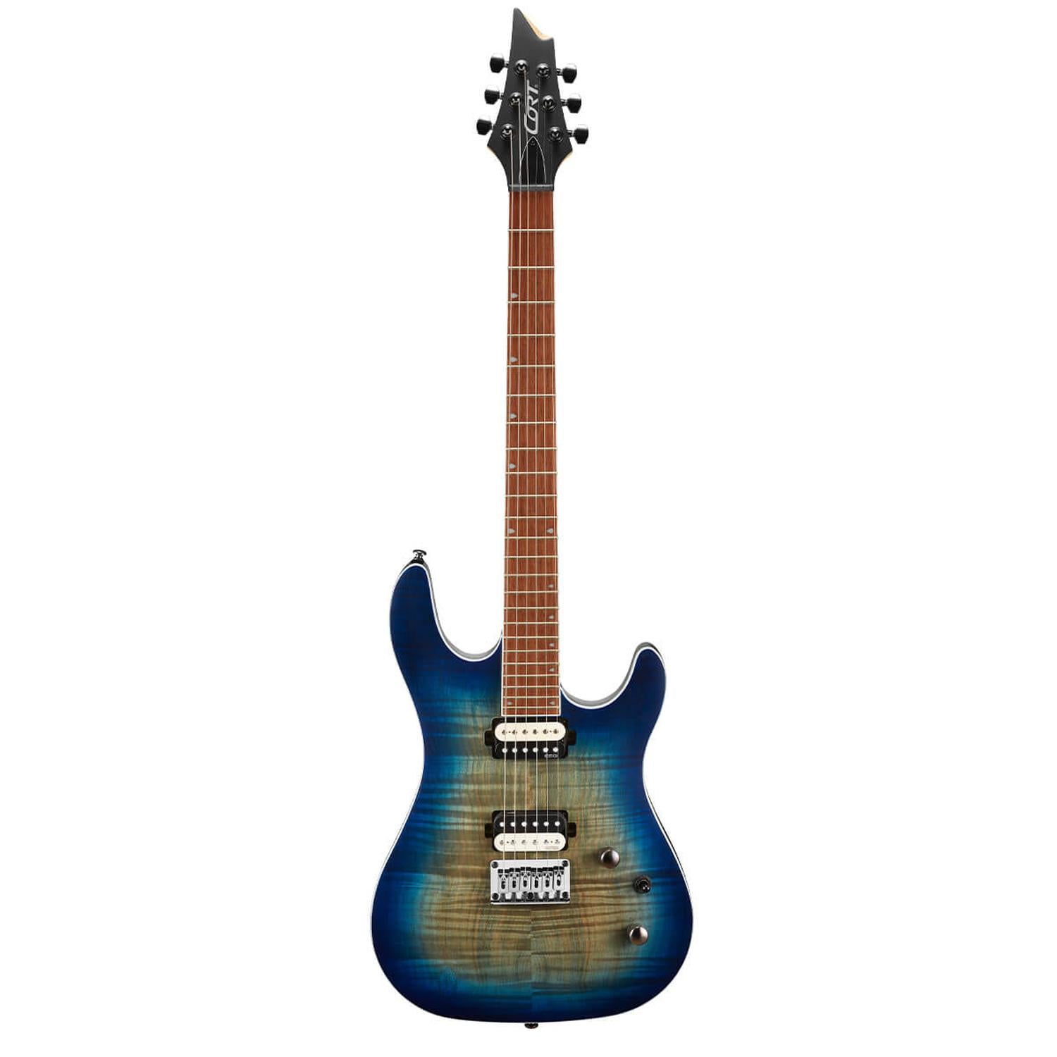 Cort Electric Guitars Open Pore Cobalt Burst Cort KX300 KX Series 6 String Electric Guitar #color_open-pore-cobalt-burst