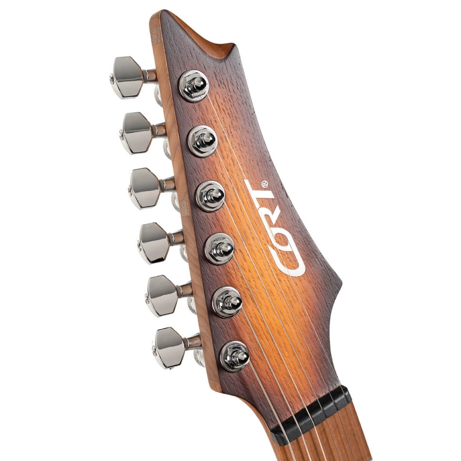 Cort Electric Guitars Open Pore Vintage Burst Cort X700 Triality 6 String Electric Guitar with Gigbag
