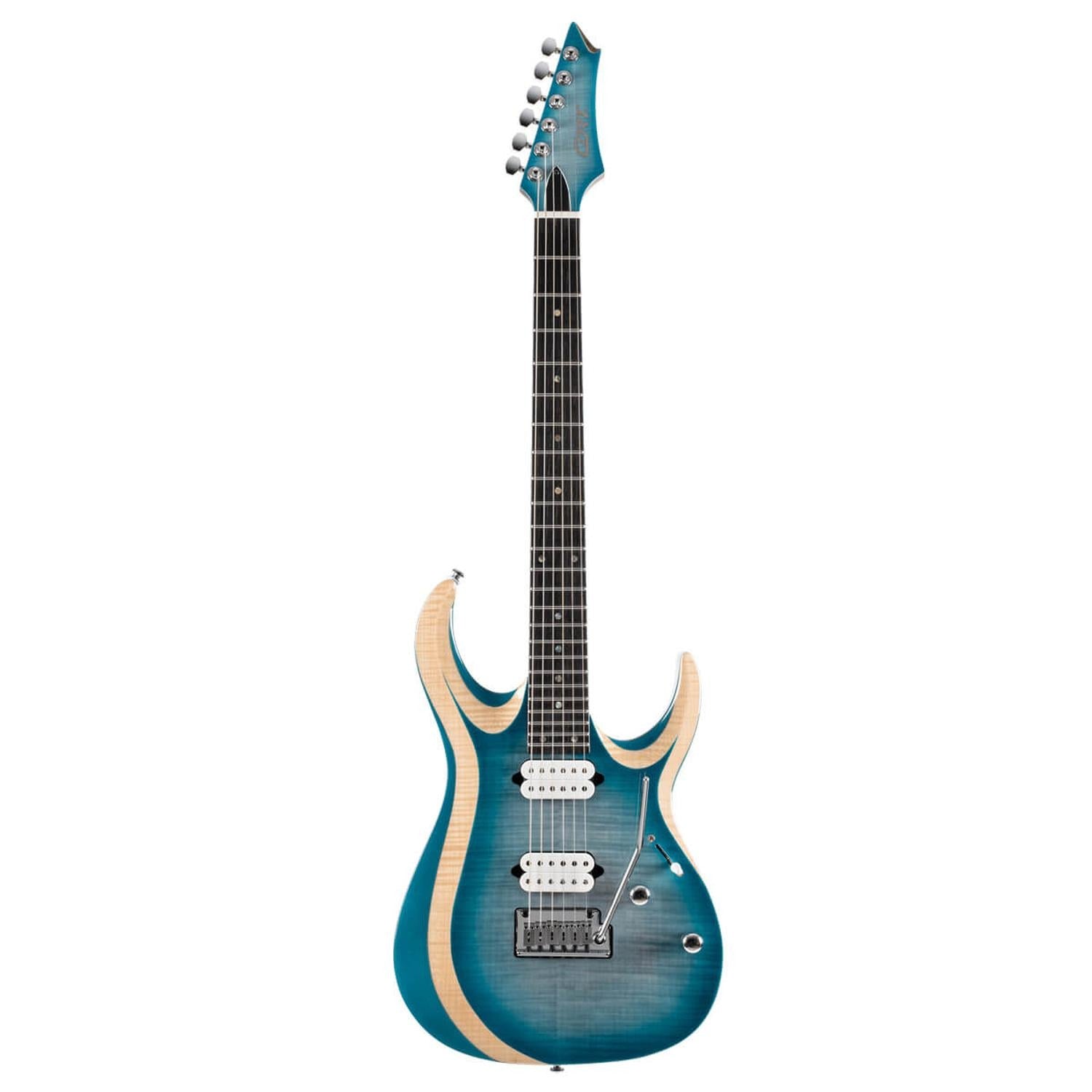 Cort Electric Guitars Polar Ice Burst Cort X Series X700 Duality II 6 String Electric Guitar