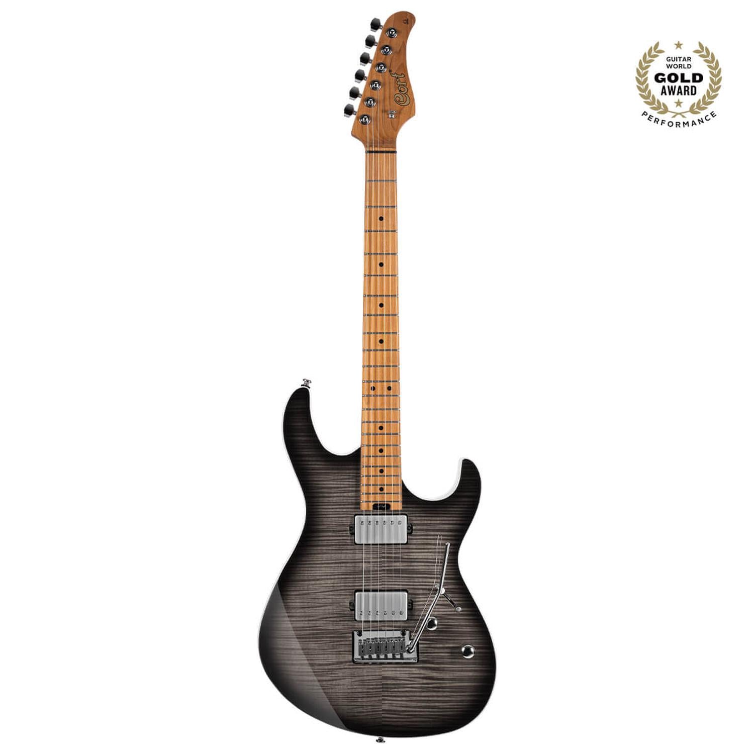 Cort Electric Guitars Trans Black Burst Cort G Series G290 FAT II 6 String Electric Guitar #color_trans-black-burst