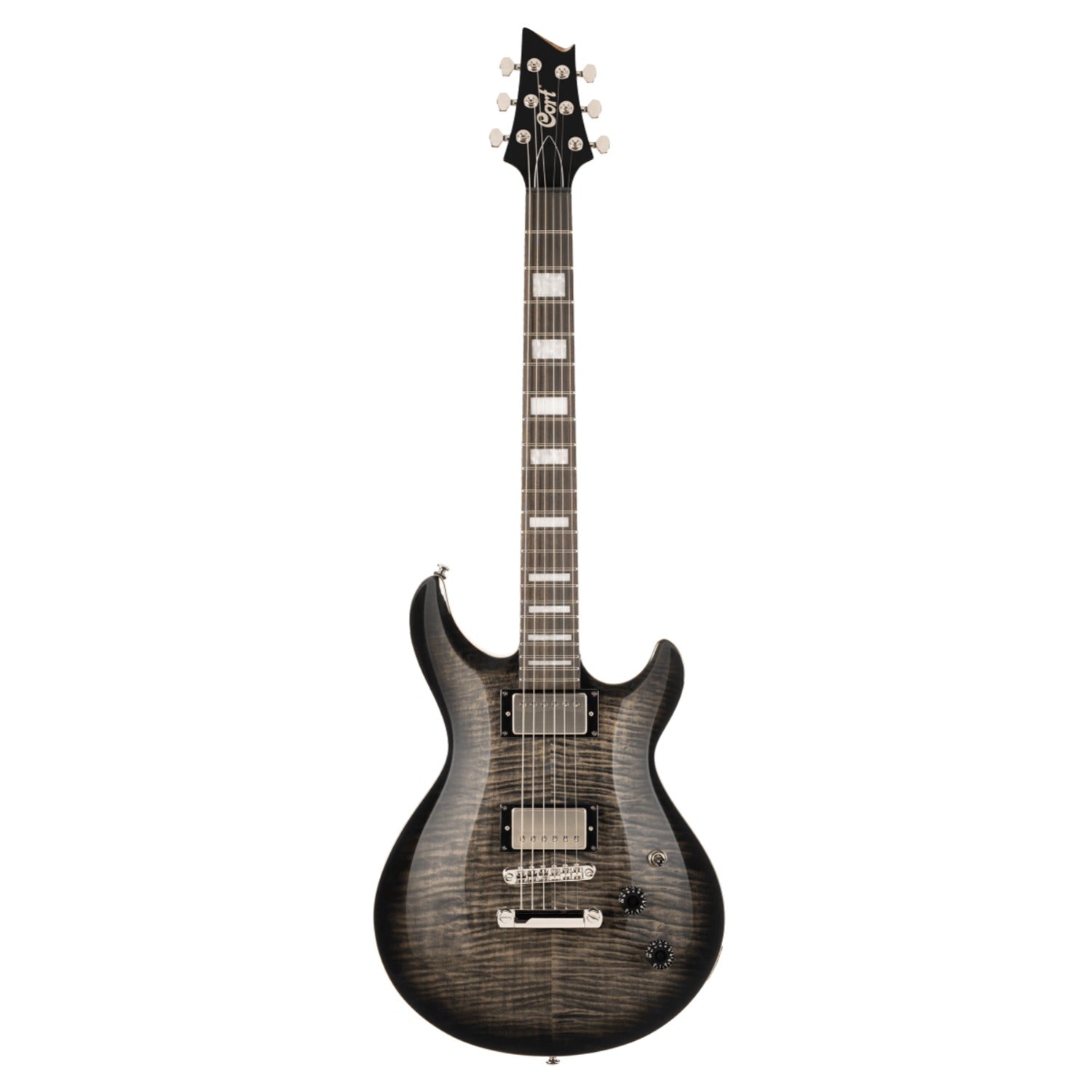 Cort Electric Guitars Trans Black Burst Cort M600 Electric Guitar #color_trans-black-burst