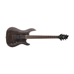 Cort Electric Guitars Transparent Charcoal Gray Cort KX-1Q Electric Guitar with Set Neck