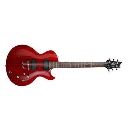Cort Electric Guitars Transparent Red Cort Zenox Series Z42 Electric Guitar - Made in Indonesia