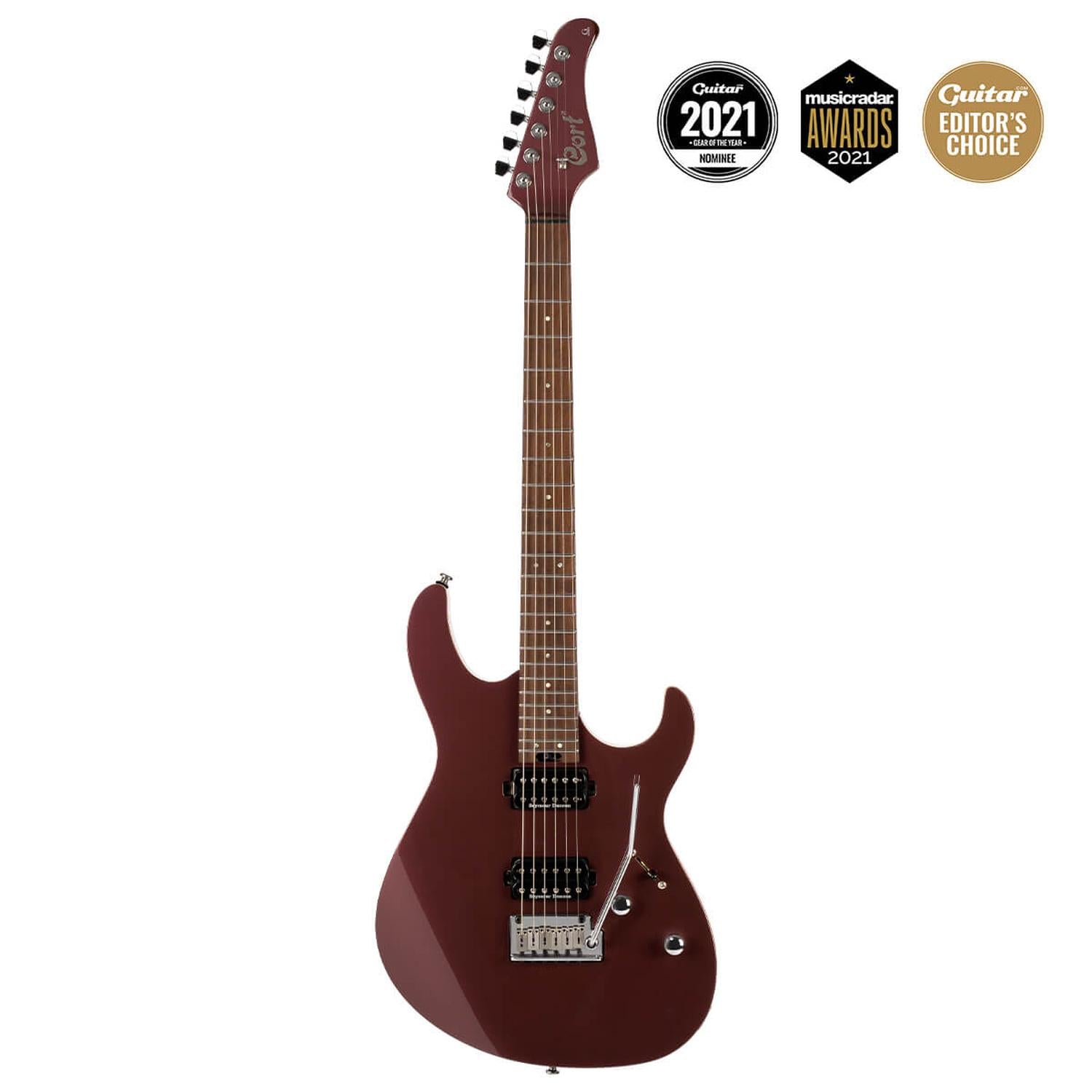 Cort Electric Guitars Vivid Burgundy Cort G300 Pro G Series 6 String Electric Guitar #color_vivid-burgundy