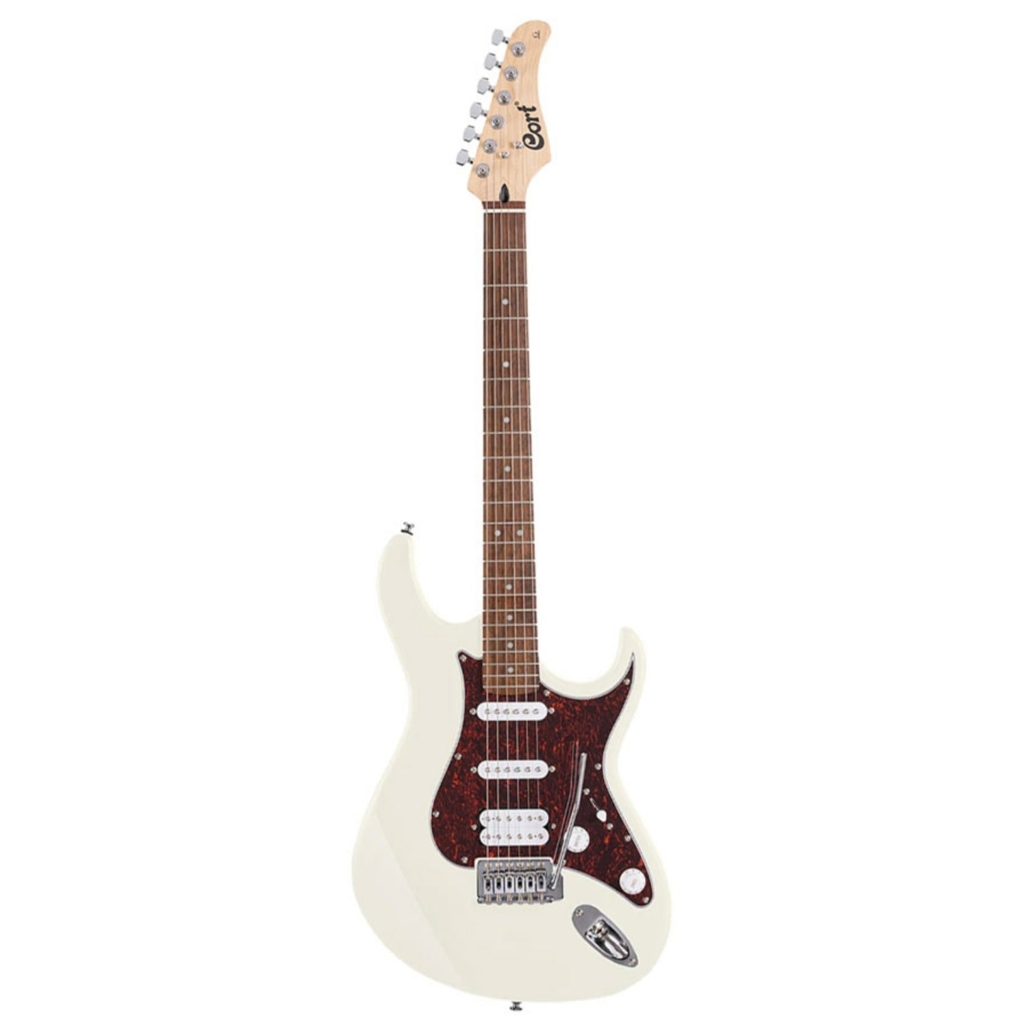 Cort Electric Guitars White Cort G115SE 6 String Electric Guitar #color_white
