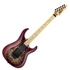 Cort Electric Guitars Wine Red Burst Cort X11QM Quilted Maple Electric Guitar