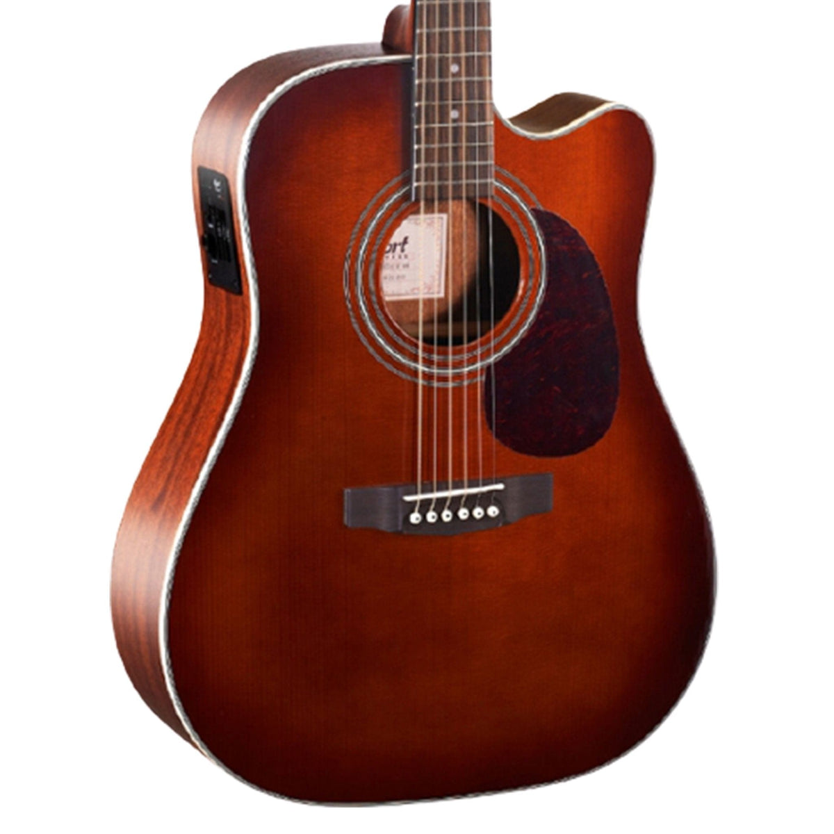 Cort Electro Acoustic Guitar Bundles Cort MR500E Dreadnought Cutaway Electro Acoustic Guitar with Gigbag, Strap, Polishing Cloth, Pick and Ebook 
