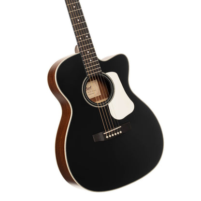 Cort Electro Acoustic Guitars Black Satin Cort L100OCF-CED 6 String Semi Electro Acoustic Guitar 