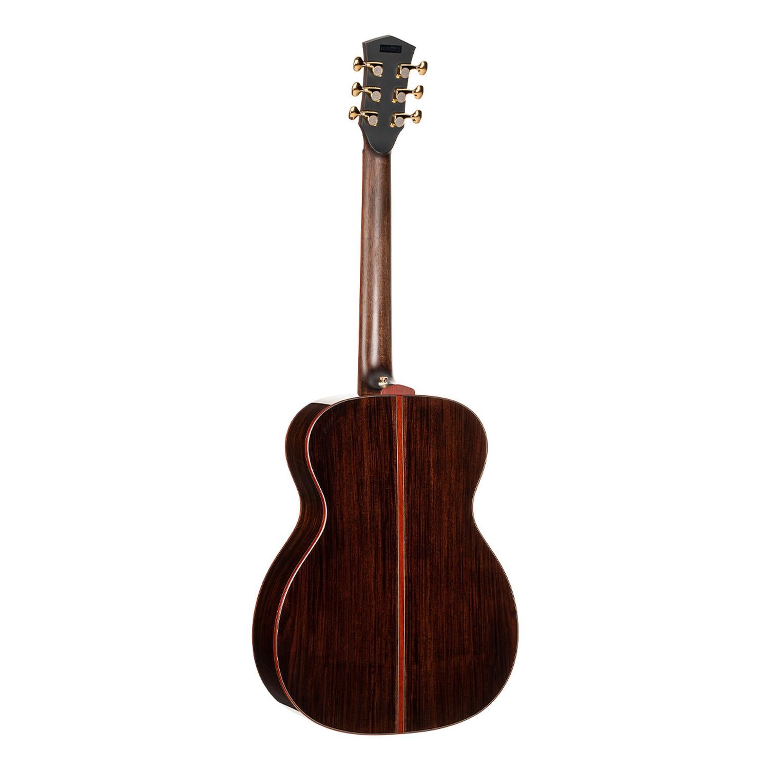 Cort Electro Acoustic Guitars Cort Abstract Delta 6 String Electro Acoustic Guitar with Case - Natural Glossy