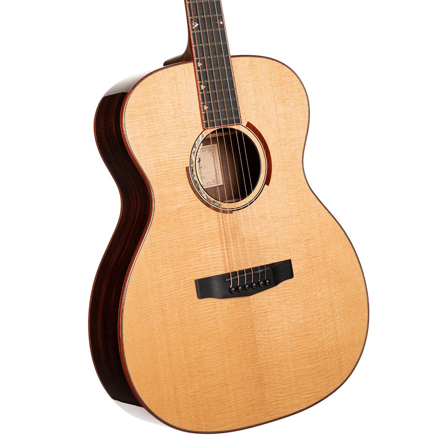 Cort Electro Acoustic Guitars Cort Abstract Delta 6 String Electro Acoustic Guitar with Case - Natural Glossy