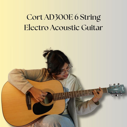 Cort Electro Acoustic Guitars Cort AD300E 6 String Electro Acoustic Guitar 