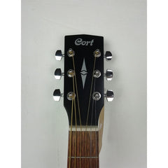 Cort Electro Acoustic Guitars Cort AD810E Dreadnought Electro Acoustic Guitar - Black Satin - Open Box B Stock
