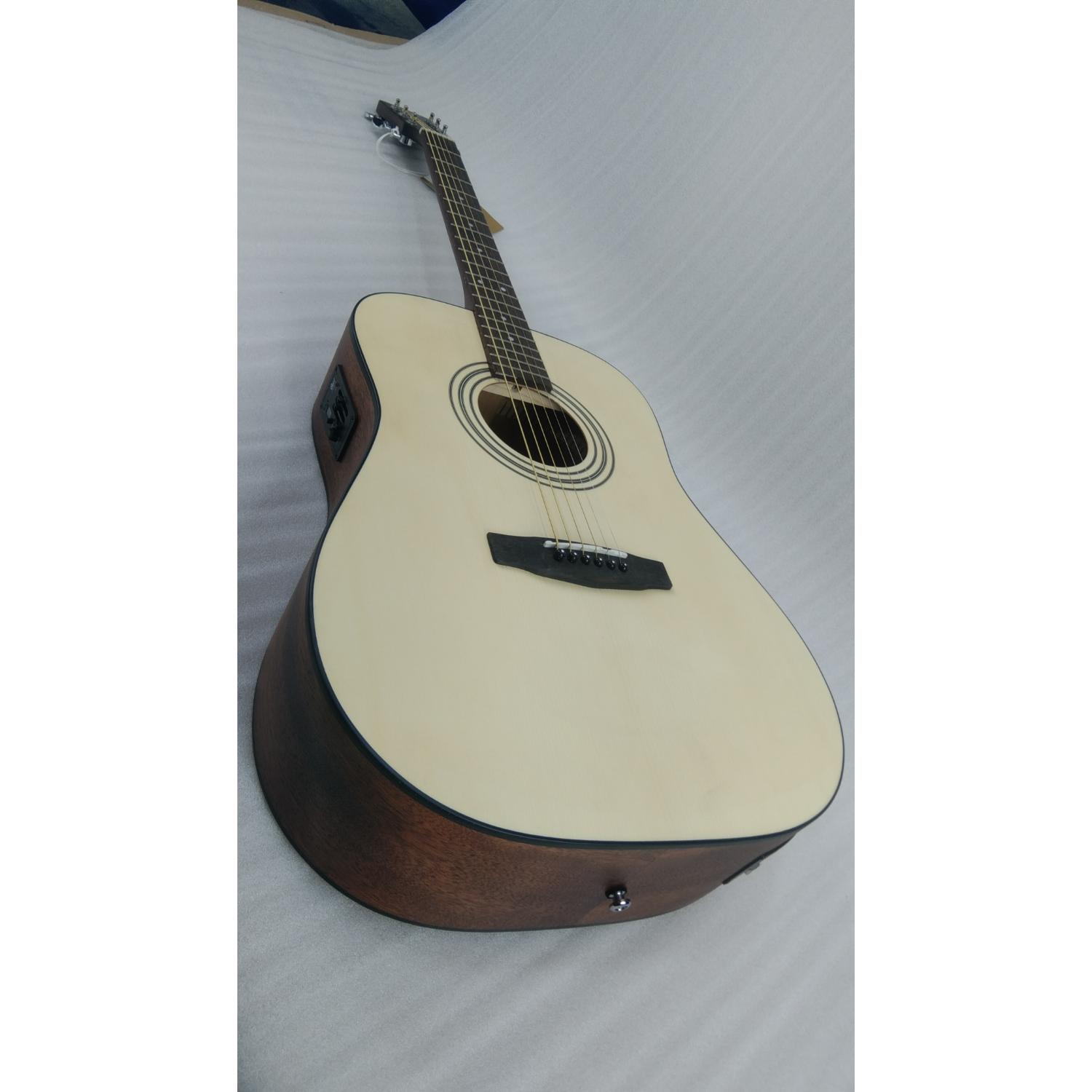 Cort Electro Acoustic Guitars Cort AD810E Dreadnought Electro Acoustic Guitar - Open Pore Natural - Open Box #barcode_202501075371