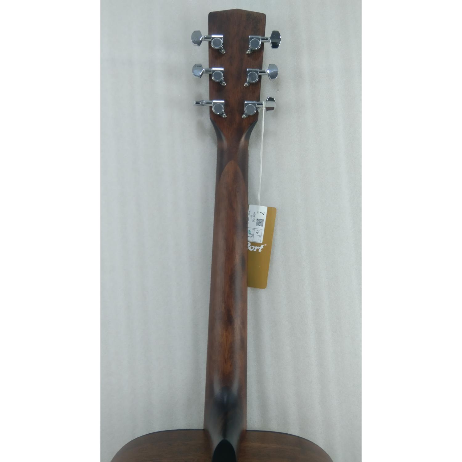 Cort Electro Acoustic Guitars Cort AD810E Dreadnought Electro Acoustic Guitar - Open Pore Natural - Open Box #barcode_202501075371