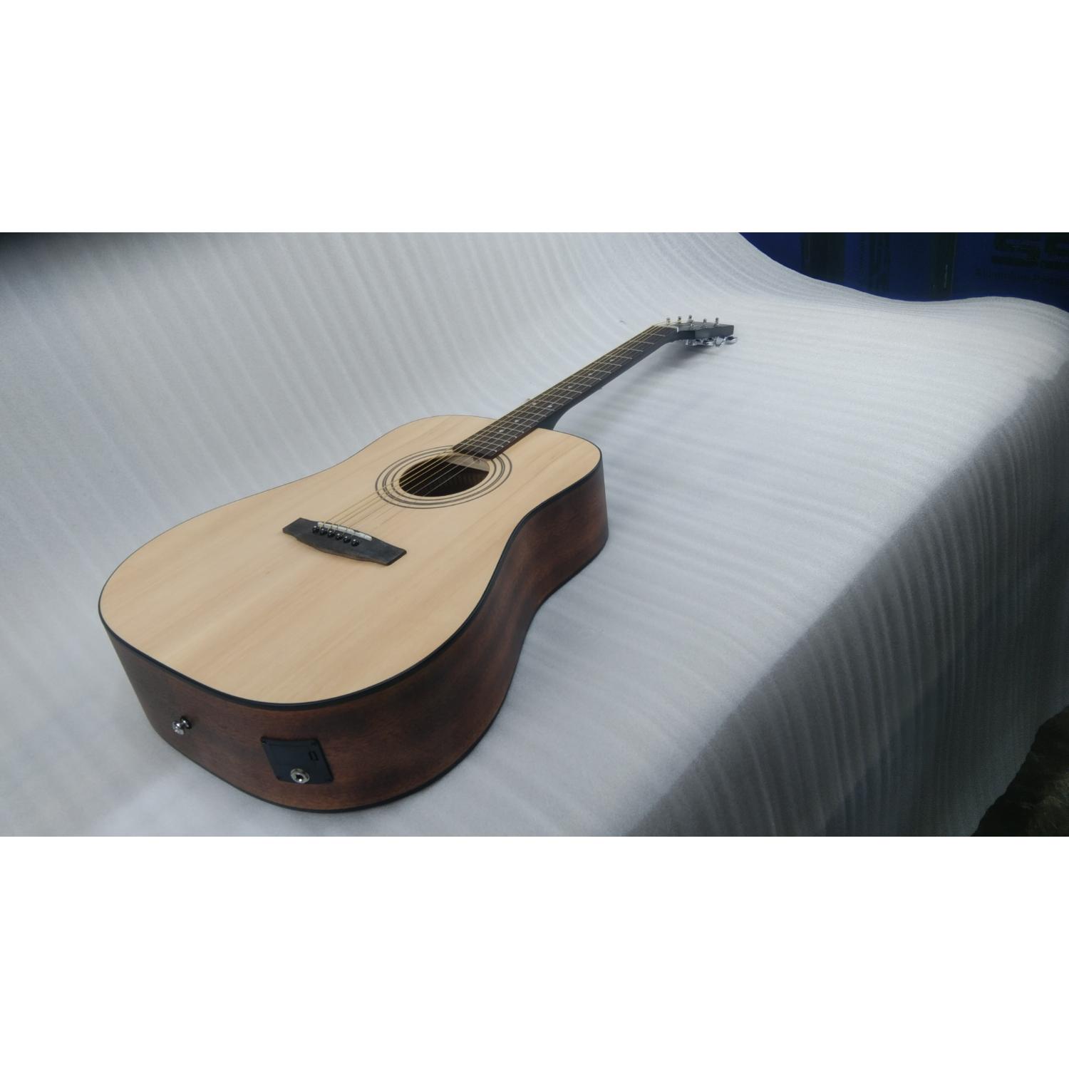 Cort Electro Acoustic Guitars Cort AD810E Dreadnought Electro Acoustic Guitar - Open Pore Natural - Open Box