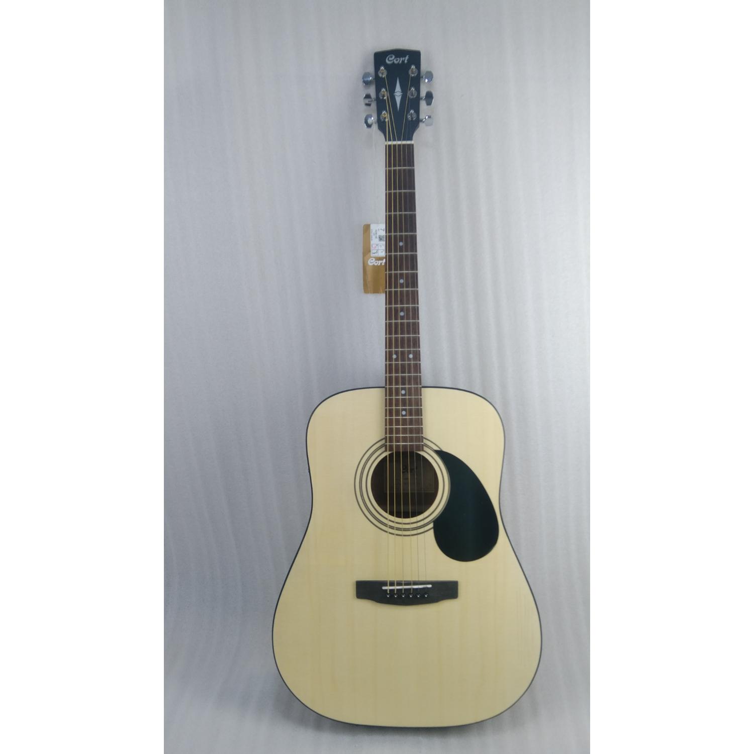 Cort Electro Acoustic Guitars Cort AD810E Dreadnought Electro Acoustic Guitar - Open Pore Natural - Open Box #barcode_202501075371