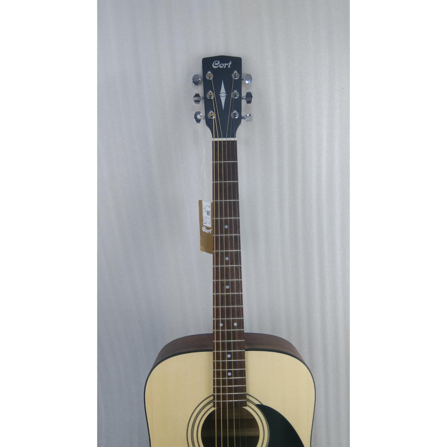 Cort Electro Acoustic Guitars Cort AD810E Dreadnought Electro Acoustic Guitar - Open Pore Natural - Open Box #barcode_202501075371