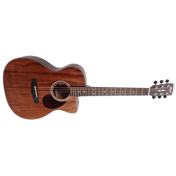 cort electro acoustic guitars cort as-oc4 all solid mahogany electro acoustic guitar with case
