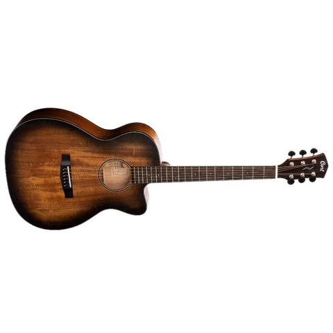 Buy Cort Core OC Mahogany 6-Strings Electro Acoustic Guitar With Bag- Open Pore Black Burst Online | Bajaao