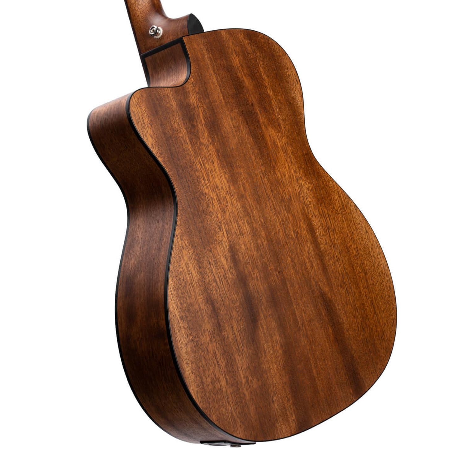 Cort Electro Acoustic Guitars Cort Core-OC Spruce 6-Strings Electro Acoustic Guitar With Case - Open Pore Trans Black