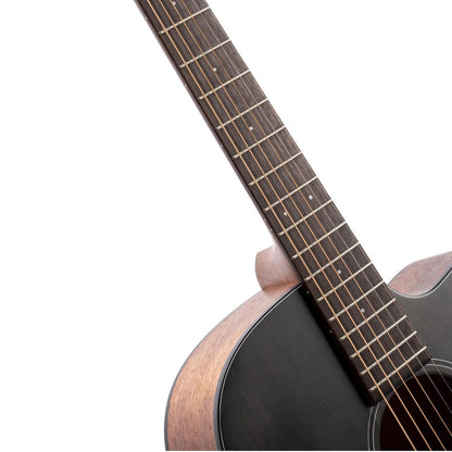 Cort Electro Acoustic Guitars Cort Core-OC Spruce 6-Strings Electro Acoustic Guitar With Case - Open Pore Trans Black