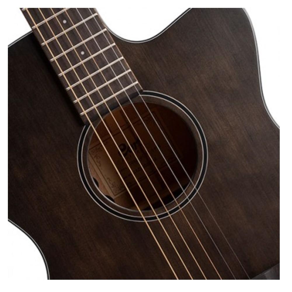 Cort Core-OC Spruce 6-Strings Electro Acoustic Guitar With Case - Open Pore Trans Black Cort Core-OC Spruce 6-Strings Electro Acoustic Guitar With Case - Open Pore Trans Black