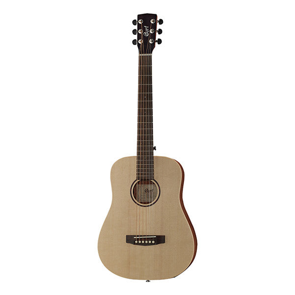cort electro acoustic guitars cort earth mini adirondack dreadnought electro acoustic guitar - open pore