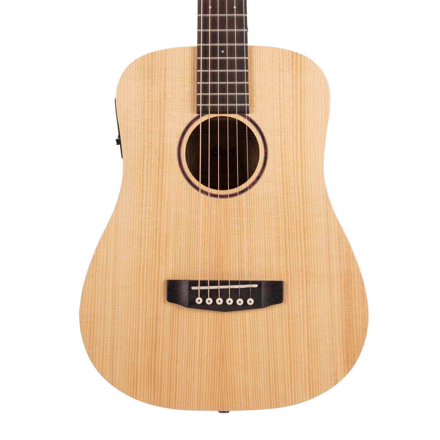 Cort Electro Acoustic Guitars Cort Earth Mini E Adirondack 6 String Electro Acoustic Guitar