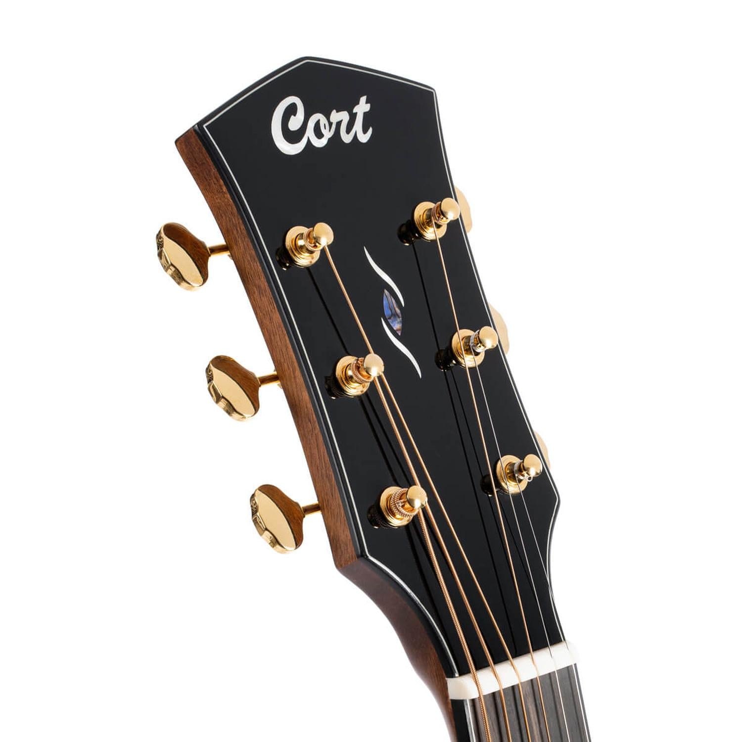 Cort Electro Acoustic Guitars Cort GOLD-A6 Electro Acoustic Guitar with Case