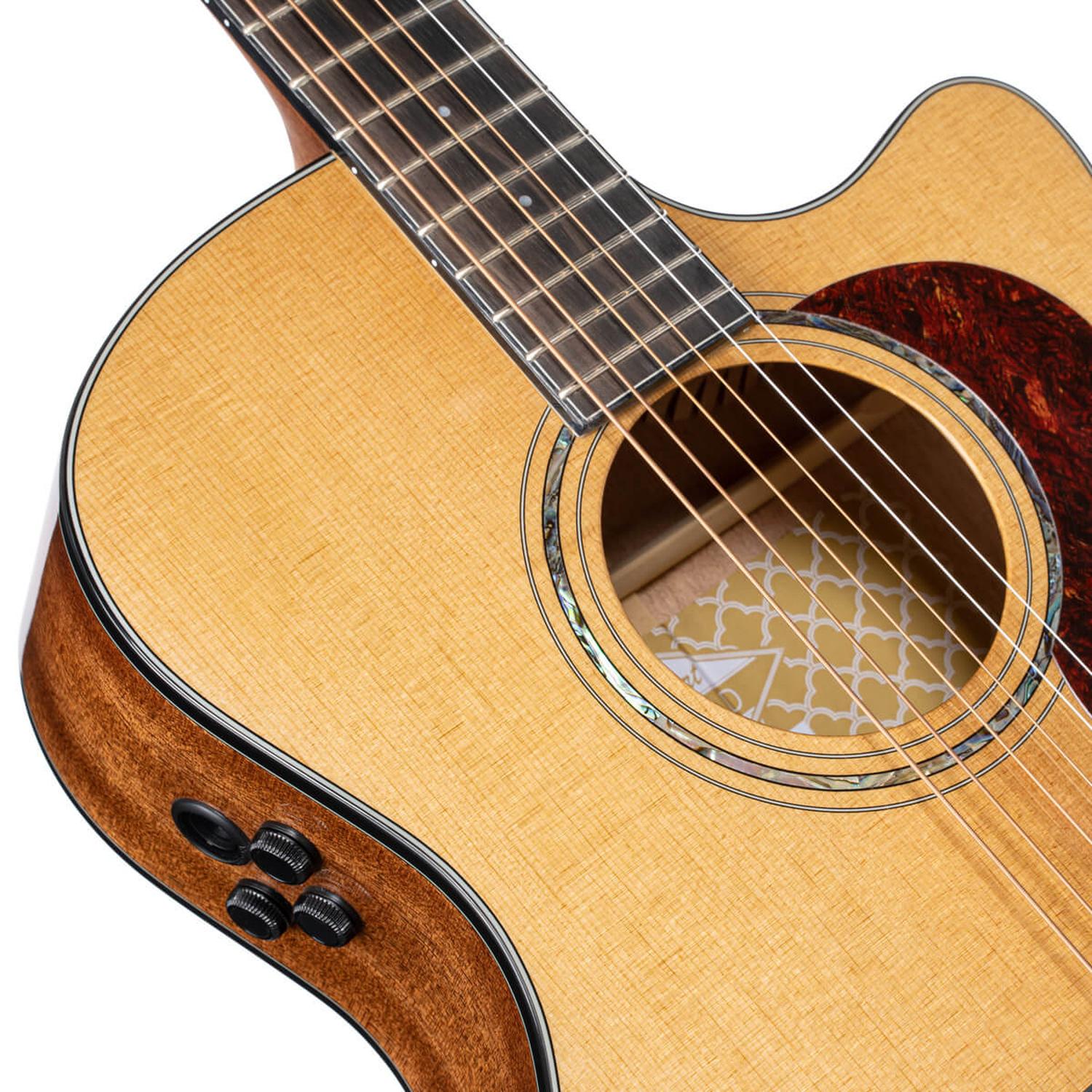 Cort Electro Acoustic Guitars Cort GOLD-A6 Electro Acoustic Guitar with Case